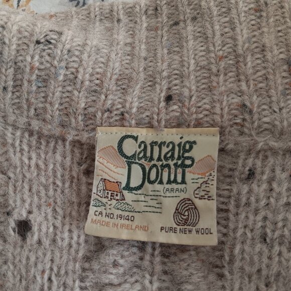 Mens XXL 100% wool zip closure high neck sweater - Picture 2 of 7